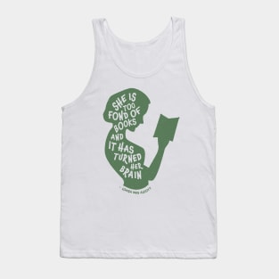 Too Fond of Books Tank Top